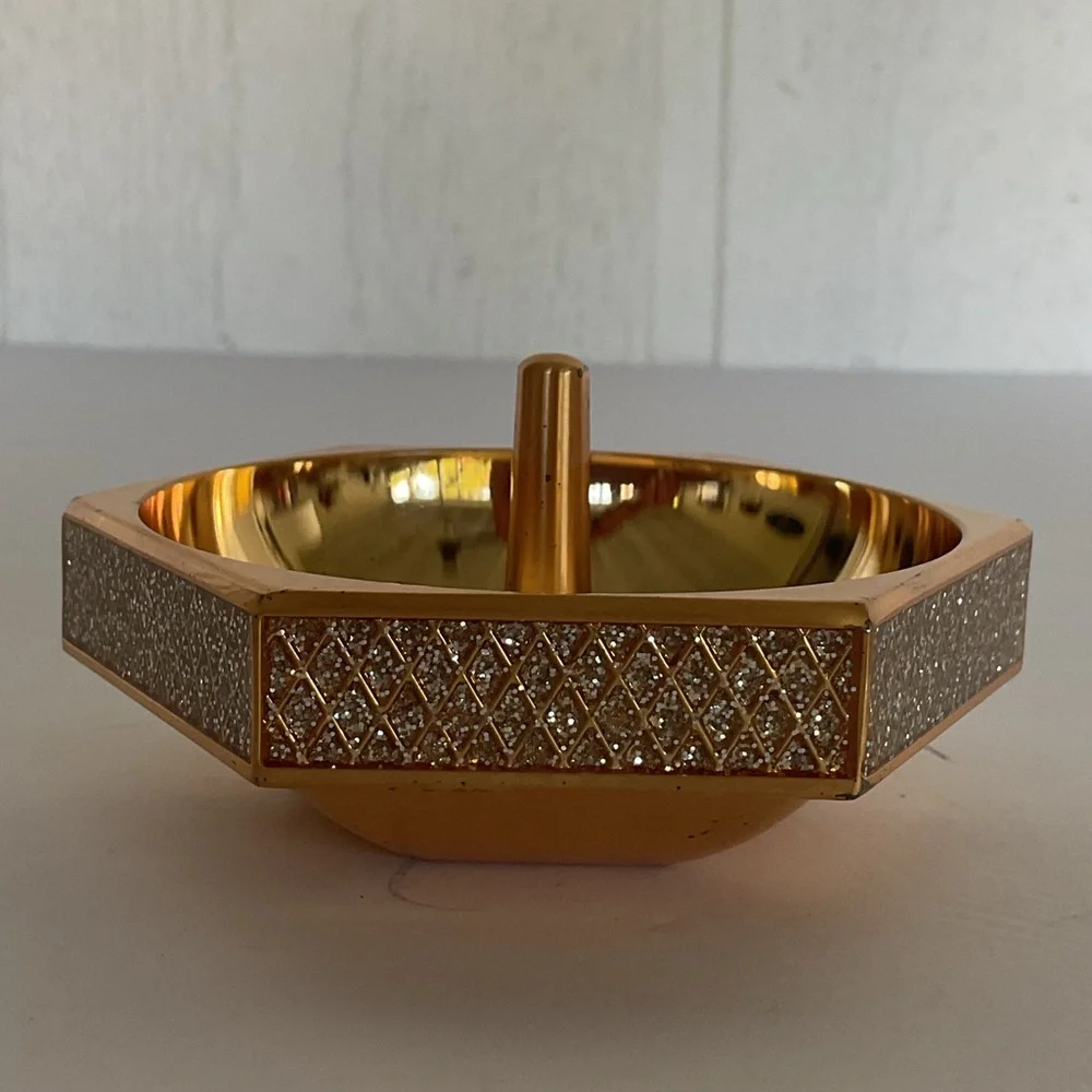 Waterford Lismore Diamond Gold Wedding Engagement Ring Holder